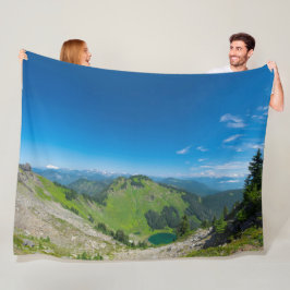 Hoch über der Leventina Fleecedecke