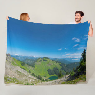 Hoch über der Leventina Fleecedecke