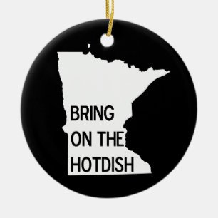 Hoch über die Bucht von Minnesota Keramik Ornament