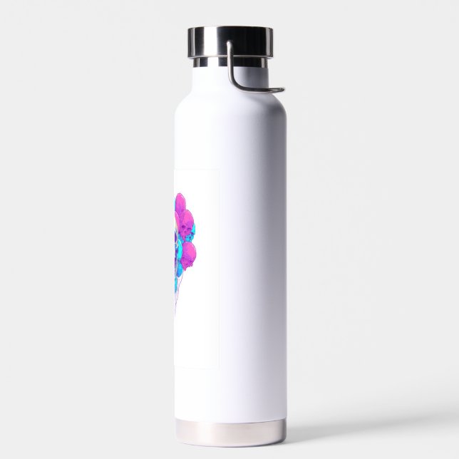 Hoch und Knochen � Lustiger schwebender Totenkopf Trinkflasche (Links)