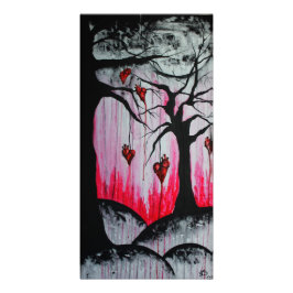 Hoch und trocken Herzschlösser Surreal Goth Origin Fotodruck