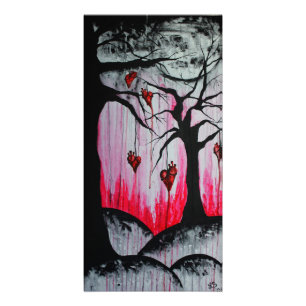 Hoch und trocken Herzschlösser Surreal Goth Origin Fotodruck