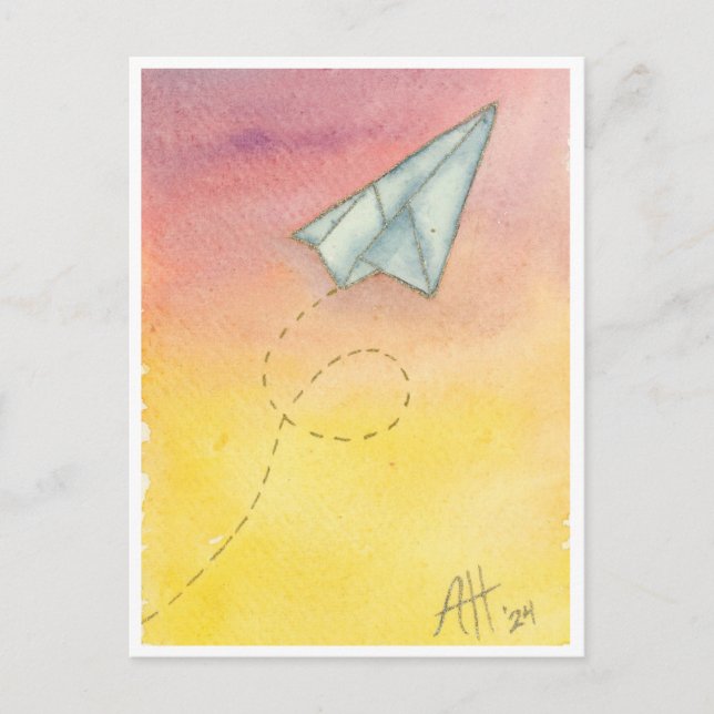 Hoch und Weg Postkarte (Vorderseite)
