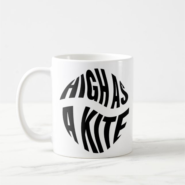 Hoch wie ein Drachen Kaffeetasse (Links)