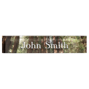 Hoch zu den Redwoods II im Muir Woods National Mon Namensplakette