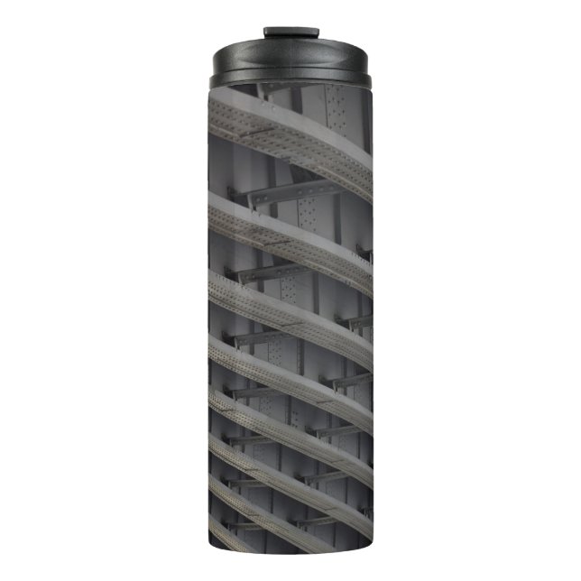 Hochauflösendes Gebäude Thermosbecher (Vorderseite)