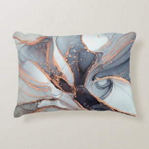 Hochauflösung. Luxuriöse abstrakte Fluid Art Maler Dekokissen