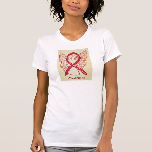 Hochblutdruckbewusstsein Rotes Shirt (Vorderseite)