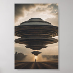 Hochenergie-UFO Poster