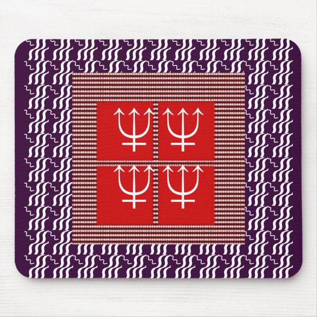 Hochenergiethunderbolt-Trident-Schutz Mousepad (Vorne)