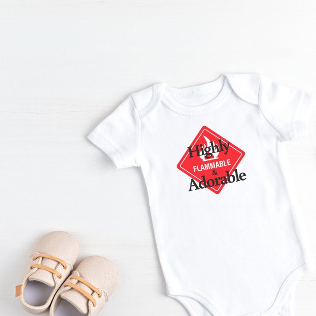 hochentzündlich und adorable baby strampler (Highly Flammable & Adorable Baby Bodysuit)