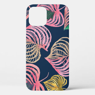 Hochfarbenfloral: Detaillierte Textur Case-Mate iPhone Hülle