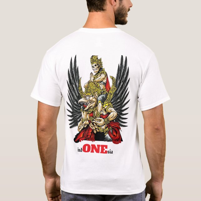 Hochfliegen mit der Garuda T-Shirt (Rückseite)
