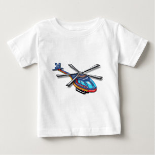 Hochfliegender Hubschrauber Baby T-shirt