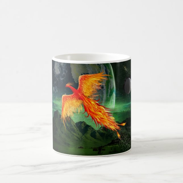 Hochfliegender Phoenix Kaffeetasse (Mittel)