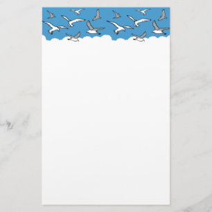 Hochfliegendes Vogeldesign Briefpapier