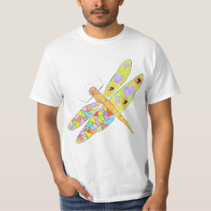 Hochflieger florale Libellen T-Shirt