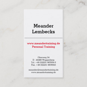 Hochformat Typo Karten