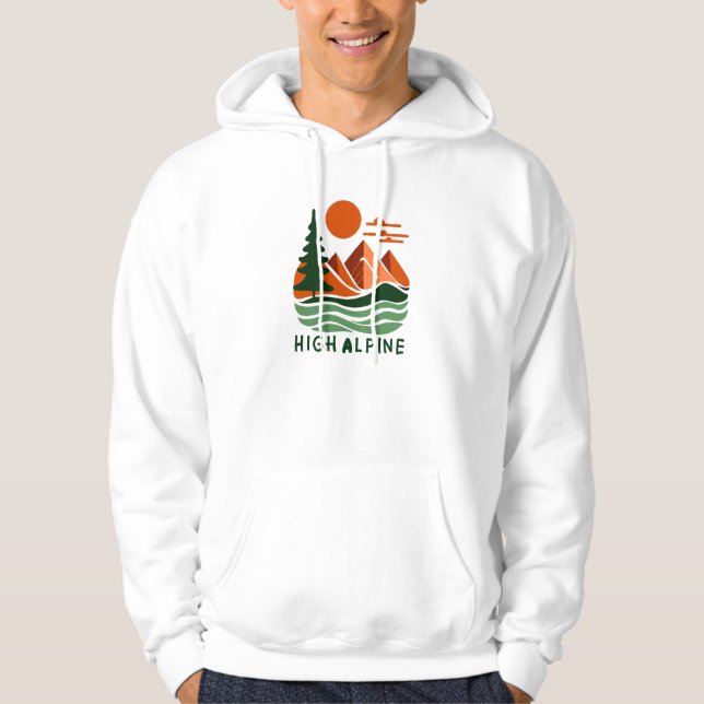 Hochgebirge Hoodie (Vorderseite)