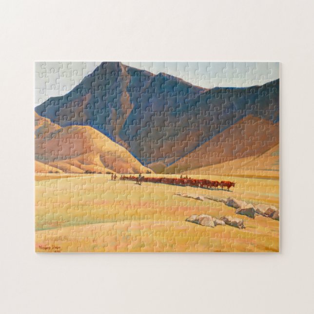 Hochgebirge von Tehachapi von Maynard Dixon Puzzle (Horizontal)