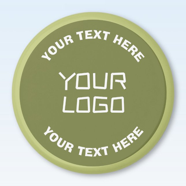 Hochgeladene Logos, Design und bearbeitbarer Text, Magnet (Von Creator hochgeladen)