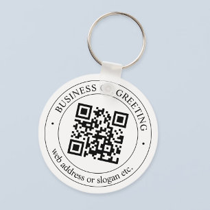 Hochgeladener QR-Code-Schlüsselanhänger Schlüsselanhänger