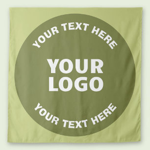 Hochgeladenes Logo oder Design & Text in jeder Far Wandteppich