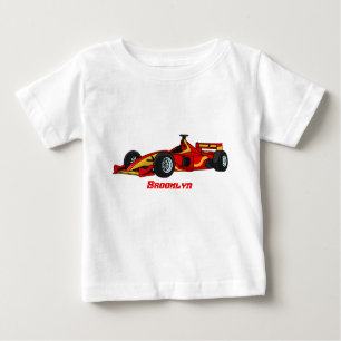 Hochgeschwindigkeits-Rennwagen - Cartoon Baby T-shirt