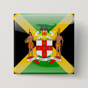 Hochglanzflagge Button