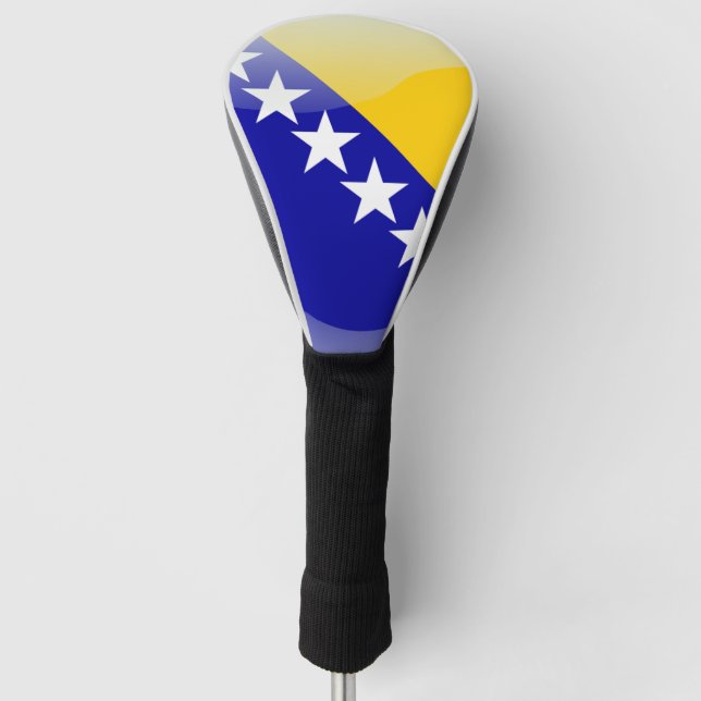 Hochglanzflagge Golf Headcover (Vorderseite)
