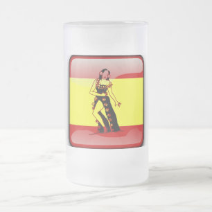 Hochglanzflagge Mattglas Bierglas