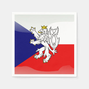 Hochglanzflagge Serviette