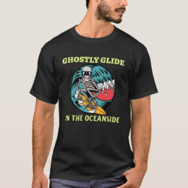 Hochglanzlide am Ozean, Surfskull T-Shirt