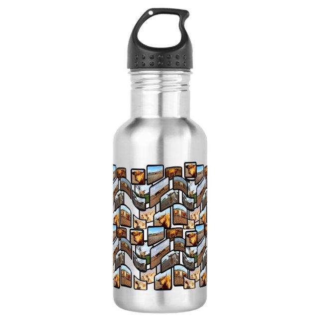 Hochglanzmontage, Wasserflasche (Vorderseite)