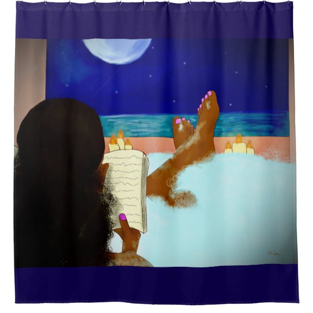 Hochglanzposter Duschvorhang (Vorderseite)