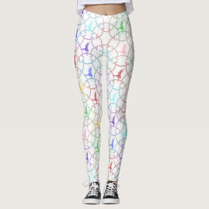 Hochglanztanzmehrfarbige Leggings
