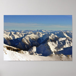 Hochgurgl Obergurgl Tirol Alpen Österreich Poster