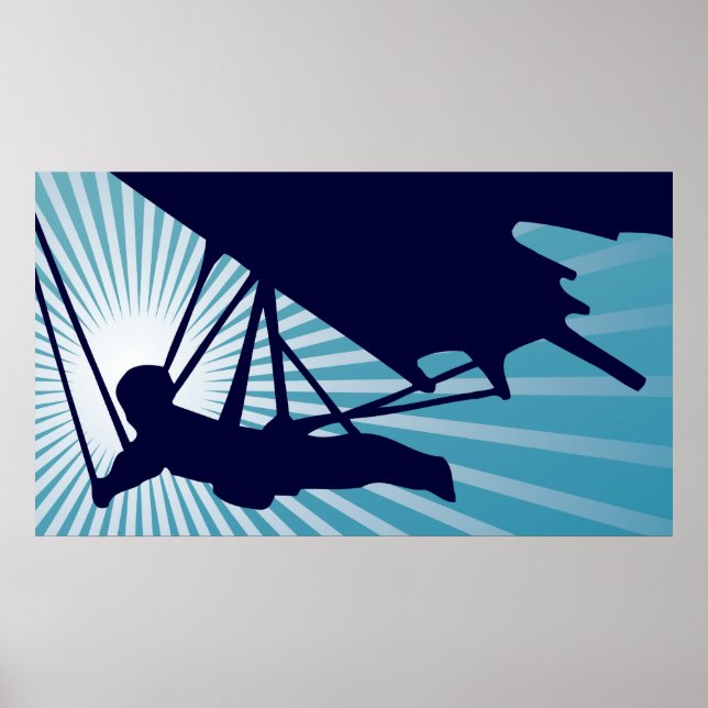 Hochhang-Gleitschirm Poster (Vorne)
