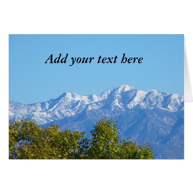 Hochkarte (Vorderseite (Horizontal))