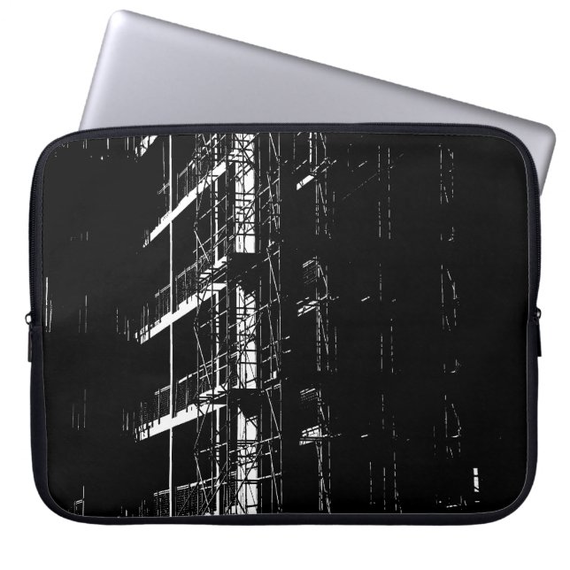 Hochkontrast Laptopschutzhülle (Vorderseite)