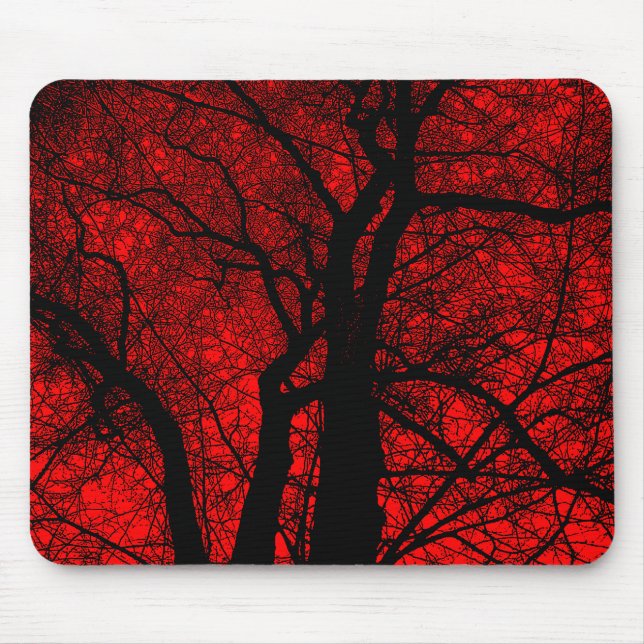 Hochkontrast - Rot Mousepad (Vorne)