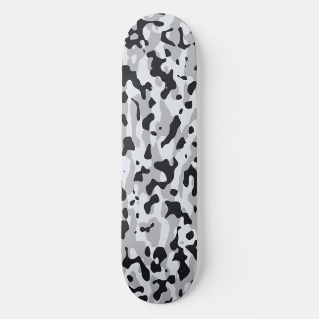 Hochkontrast-Stadt-Tarnung Skateboard (Vorderseite)