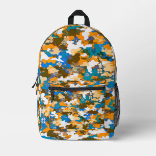Hochkontrast-Urban-Digitaltarnmuster Bedruckter Rucksack