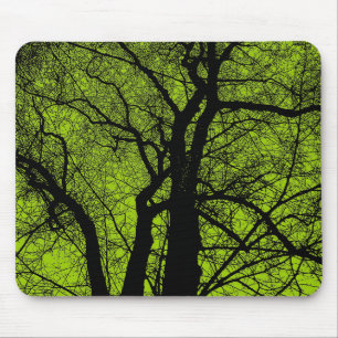 Hochkontrastbaum - Mars Green Mousepad