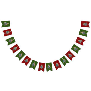 Hochladen des Familienbildes in eine Weihnachtsbau Wimpelkette