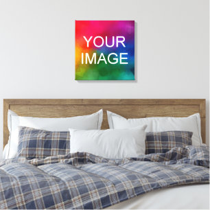 Hochladen des Fotos für Familienfeiern Leinwanddruck