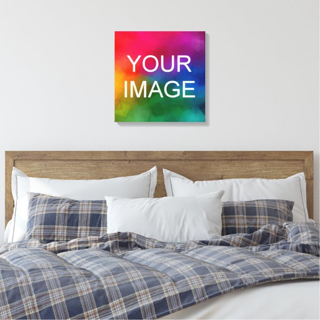 Hochladen des Fotos für Familienfeiern Leinwanddruck (Insitu (Schlafzimmer))