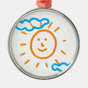 Hochladen von Kunst Zeichn Kids Artwork Ornament Aus Metall