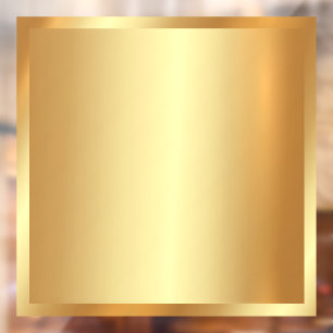 Hochladen von Logo-Add-QR-Code Text Gold-Leere Hin Fensteraufkleber
