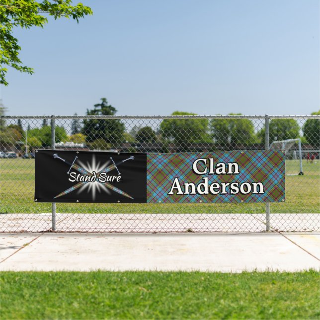 Hochland-Festival-Clan-Anderson-Zelt Banner (Insitu)